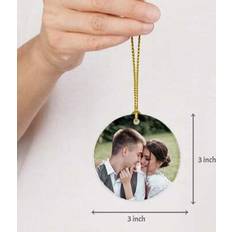Acrylic Christmas Tree Ornaments Shein Personalized Photo Ornaments 3 Inch Christmas Tree Ornament
