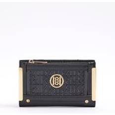River Island Rr Monogram Embossed Mini Purse - Black
