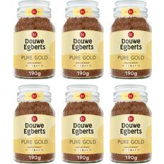 Douwe Egberts Coffee Douwe Egberts Pure Gold Medium Roast Instant Coffee 190g Pack of 6