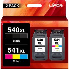Twin Pack Replacement Canon 540 541 Ink Cartridges - Black