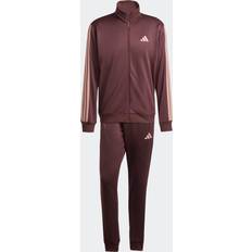 Pink Jakkesæt adidas Sportswear M 3S Ft Tt Ts - Burgundy