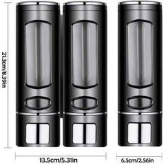 Bathroom Accessories Shein 400ml Capacity Wall-Mounted Soap Dispenser