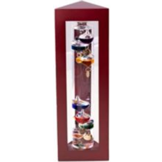 Thermometers, Hygrometers & Barometers Bey-Berk 13 Inch Galileo Thermometer Red