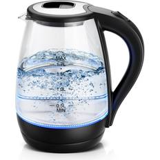 Glass Water Kettle With Led Lighting