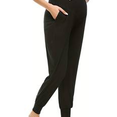 Zwangerschap & Borstvoeding Temu High Waist Tummy Support Maternity Pants