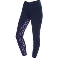 Fouets pour Chevaux Weatherbeeta Pantalon Équitation Coton Euro Femme - Bleu