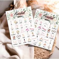 Drinking Games Shein Bridal Bingo Game Cards For 24 Players