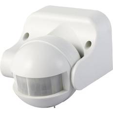 White Twilight Switches & Motion Detectors Pro Elec Wall Mounted Pir Sensor IP44 White