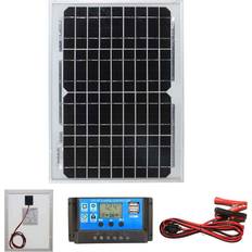 10W Mono Solar Panel Battery Charging Kit