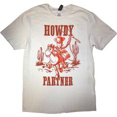 Toy Story Unisex Adult Howdy Partner T-Shirt - Natural