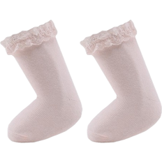 Name It Baby Lace Socks 2-pack - Pink/Strawberry Cream (13163783)