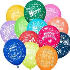 Shein 10 20 30 50 100pcs Latex Happy Birthday Balloon
