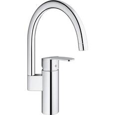 Chrome-plated brass Kitchen Taps Grohe Eurostyle Cosmopolitan Kitchen Sink Mixer 30220002 Chrome