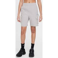 Grey - Unisex Shorts Nike City Utility Woven Junior Cargo Shorts - College Grey