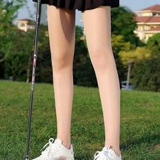 Black - Golf Socks Shein Breathable Golf Socks Thin Ladies Outdoor Sports - Black