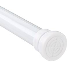 No Drill Curtain Pole White 25mm