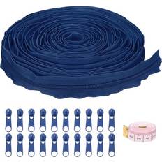 Yarn & Needlework Supplies Uxcell Nylon Coil Zipper 20 Pcs Sliders