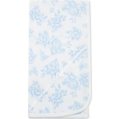 Little Me Baby Girls Cotton Blue Roses Blanket