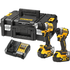 Dewalt DCK2051P2T-QW 18V XR Kombokit DCD800 DCF850 Charging Station 6 Pieces