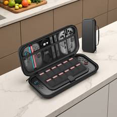 Gamingtillbehör Temu Switch 2 Case With 12 Game Card Slots