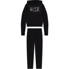 Løb Jakkesæt Emporio Armani EA7 Sport Sweatshirt Svedbukser - Sort