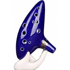Musical Instruments Shein 12 Holes Alto C Tone Ceramic Ocarina