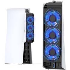 Ps5 Cooling Fan With 3 High-speed Fans