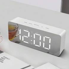 Shein Led Digital Mirror Alarm Clock USB Charging Cable