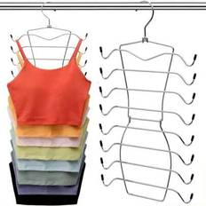 Silver Hangers Shein Multifunctional 8-Layer Rotating Hanger 30cm