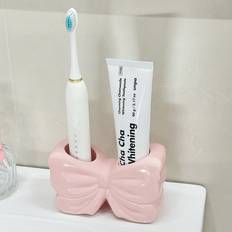 Bathroom Accessories Temu Elegant Design Sense Ceramic Toothbrush