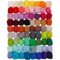 Yarn & Needlework Supplies Shein 72 Colors Fibre Wool Yarn Needle Felting