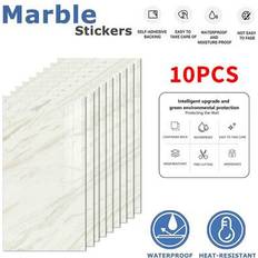 Window Film on sale Shein 10 Pcs Self-Adhesive Marble Tiles Sticker Window Film