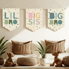 Wall Decor Kid's Room Shein Canvas Wall Hanging Decor Bro Big