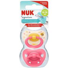 Nuk Signature Silikon Schnuller 16-36m 2-pack