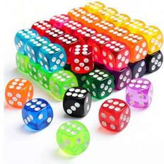Random Colored 6-Sided Dice 20pcs