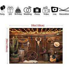 Western Cowboy Background Banner