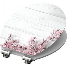 SCHÜTTE Siège Brillant Avec Fermeture En Douceur Flowers & Wood MDF Cuvette