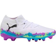 Puma Future 8 Match FG AG Firm Ground Soccer - White/Pure Magenta