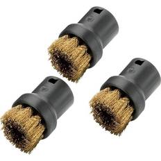 Kärcher sc 3 damprenser Kärcher Round Brush Kit with Brass Bristles 3pcs Black