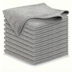 Square Kitchen Towels Shein Ultra-Fine Fiber Light Gray Set Kitchen Towel Grey