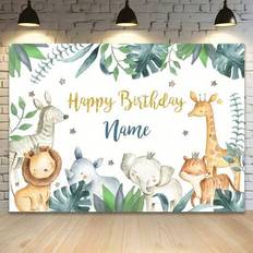 Shein Personalised Jungle Backdrop Decoration