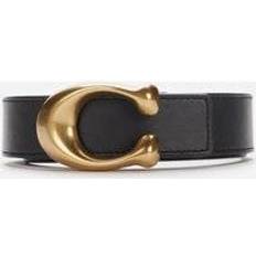 Signature Buckle Reversible Belt - Black