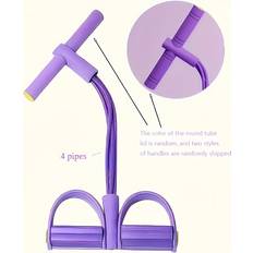 4-Tube Resistance Band With Pedals Handles