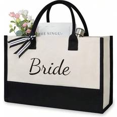 Fabric Tote Bags on sale Shein Tote Bag For Bride Personalized Bachelorette - Honeymoon