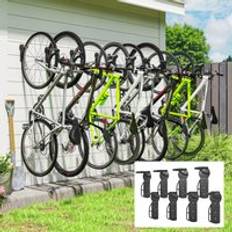 Bicycle Racks Sportnow 8 Pack Wall Mounted Bike Rack