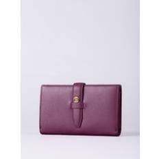 Skind Møntpunge på tilbud Lakeland Leather Icon Stud Large Tab Purse - Pink