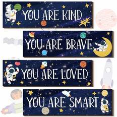 Shein 5 Pieces Space Room Decoration Wall Art