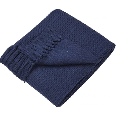 Drift Hayden Recycled Throw Blankets Blue (180x130cm)