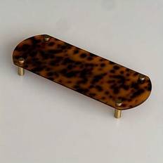 Elegant French Acrylic Tortoiseshell Brass