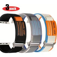 Smartwatch Strap Temu 3pcs Nylon Watch Bands Series 10 More